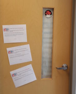 Thank you notes to Dr. Phil Clark