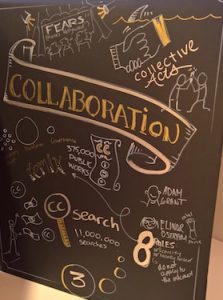 Drawing created during Ryan Merkley’s keynote speech at the BCcampus Open Textbook Summit