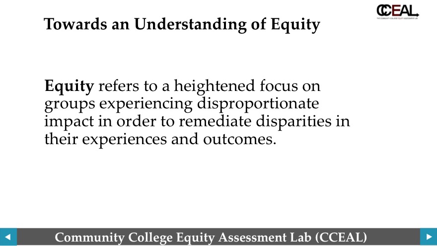 Equity understanding