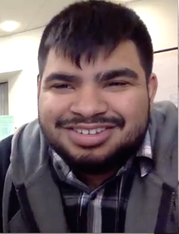 Student Intern Carlos Espinoza