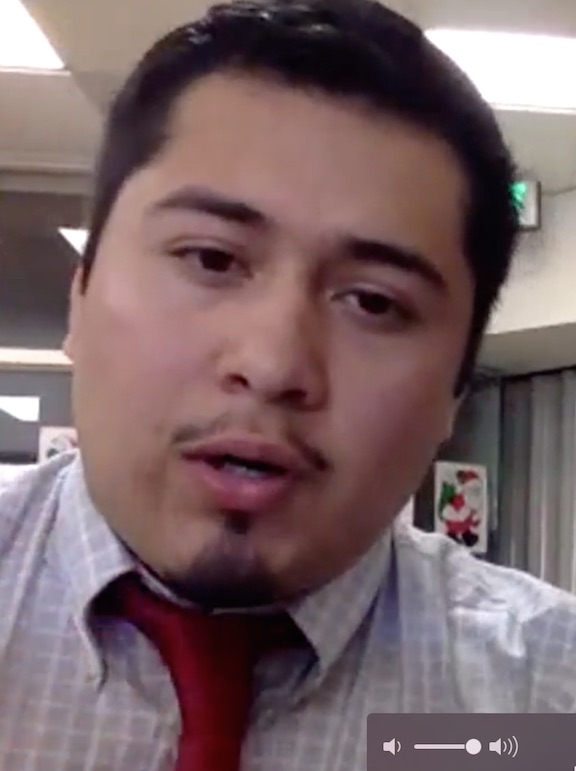 Student Intern Edwin Hernadez