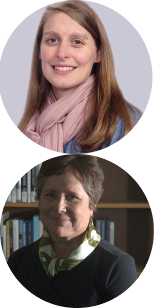 Images of blog authors, Molly Ledermann (top) & Joyce Hommel (bottom), from Washtenaw Community College, Ann Arbor, MI