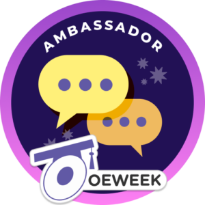 2026 OEWeek Ambassador badge